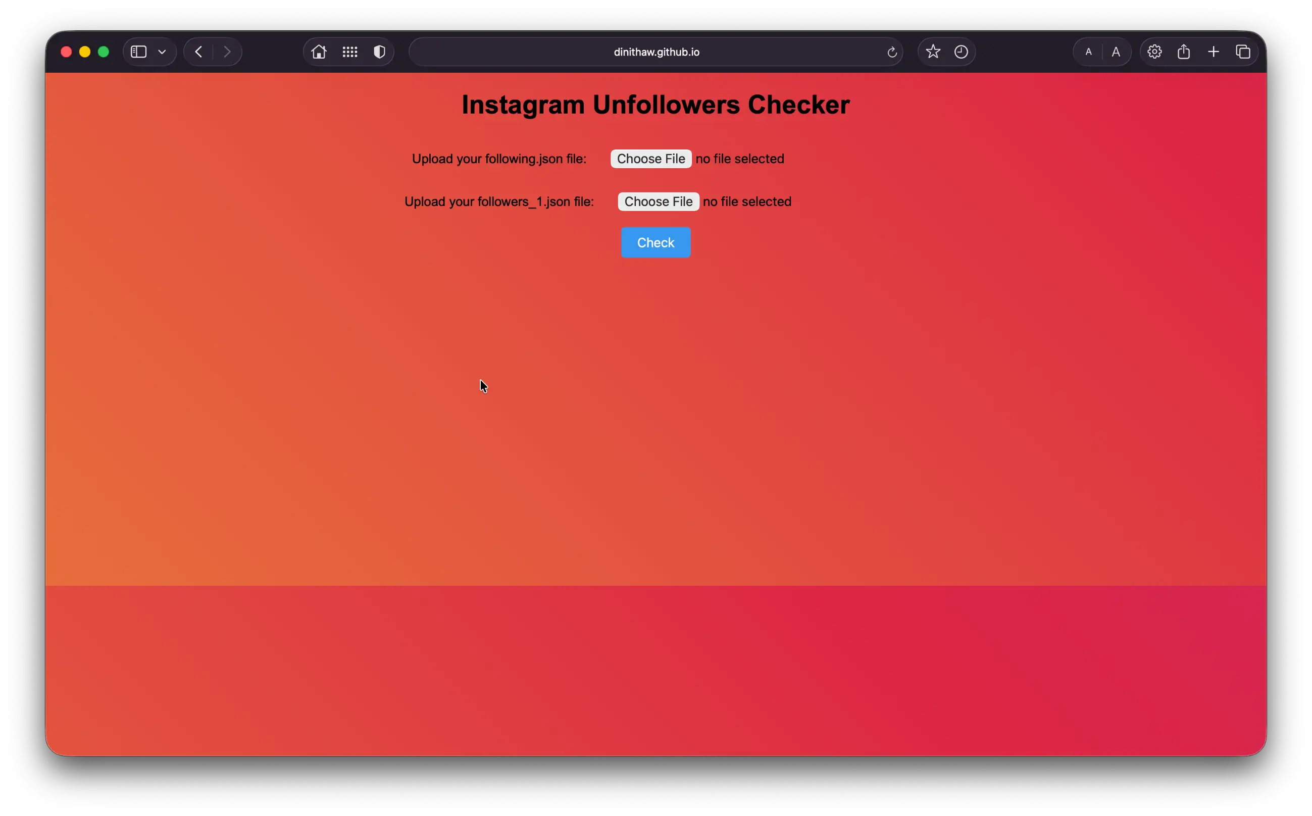Instagram Unfollowers Tracker preview 1